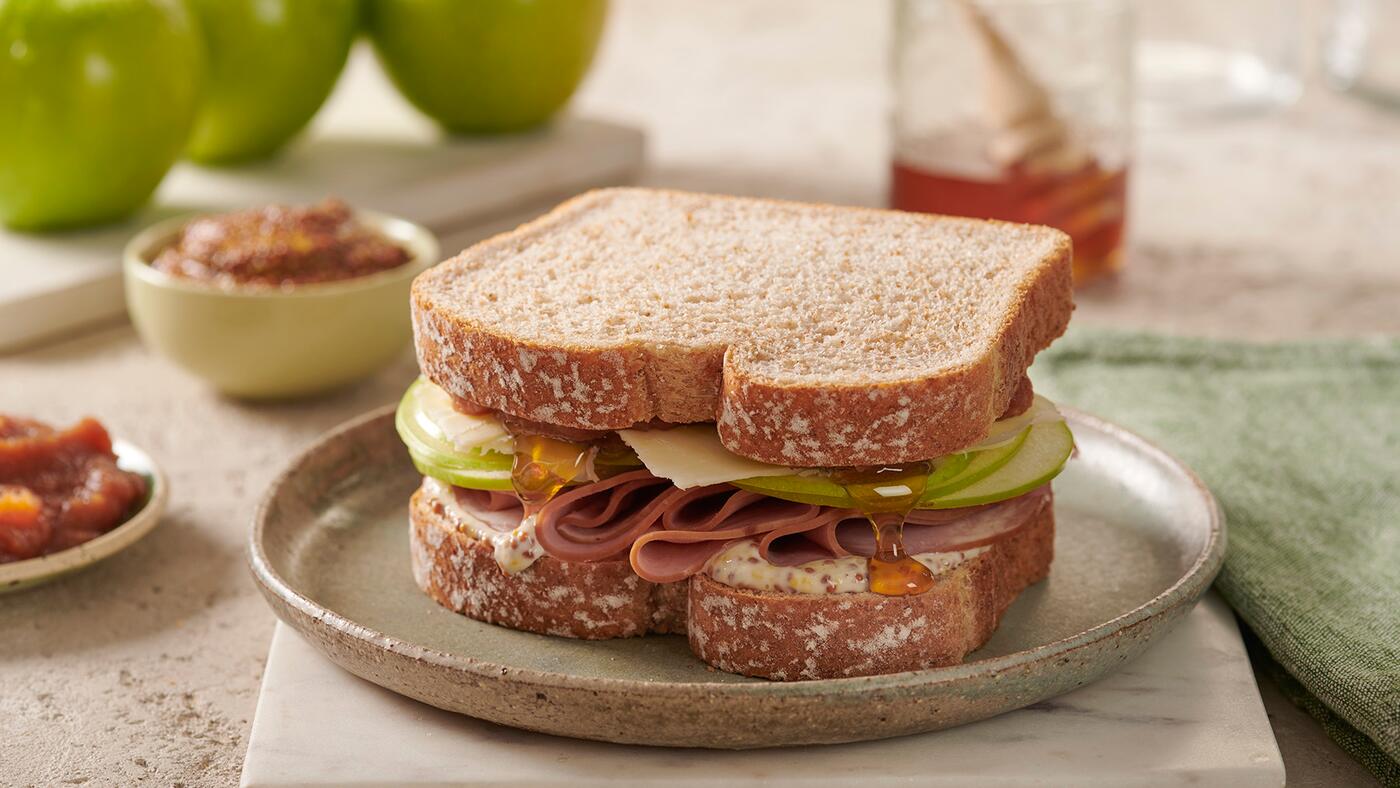 Apple Butter, Ham & Cheese Sandwich Feed Good Rewards